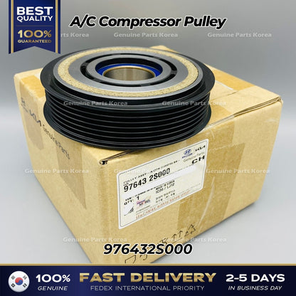 Genuine A/C Compressor Pulley 976432S000 for Hyundai Tuscon Kia Sorento