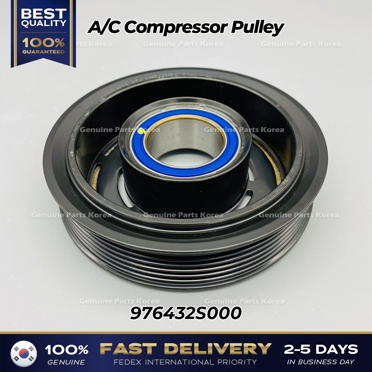 Genuine A/C Compressor Pulley 976432S000 for Hyundai Tuscon Kia Sorento