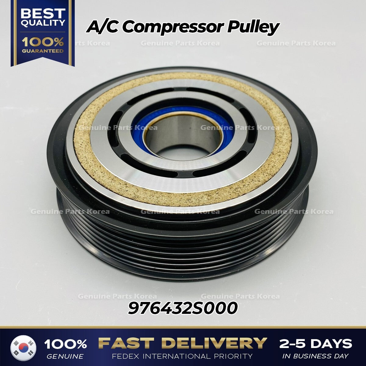 Genuine A/C Compressor Pulley 976432S000 for Hyundai Tuscon Kia Sorento