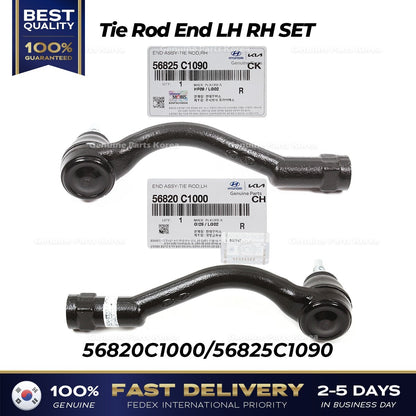Genuine Tie Rod End LH RH SET 56820C1000 56825C1090 for Hyundai Kia