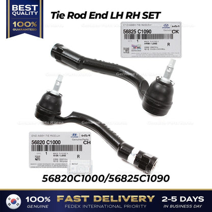Genuine Tie Rod End LH RH SET 56820C1000 56825C1090 for Hyundai Kia