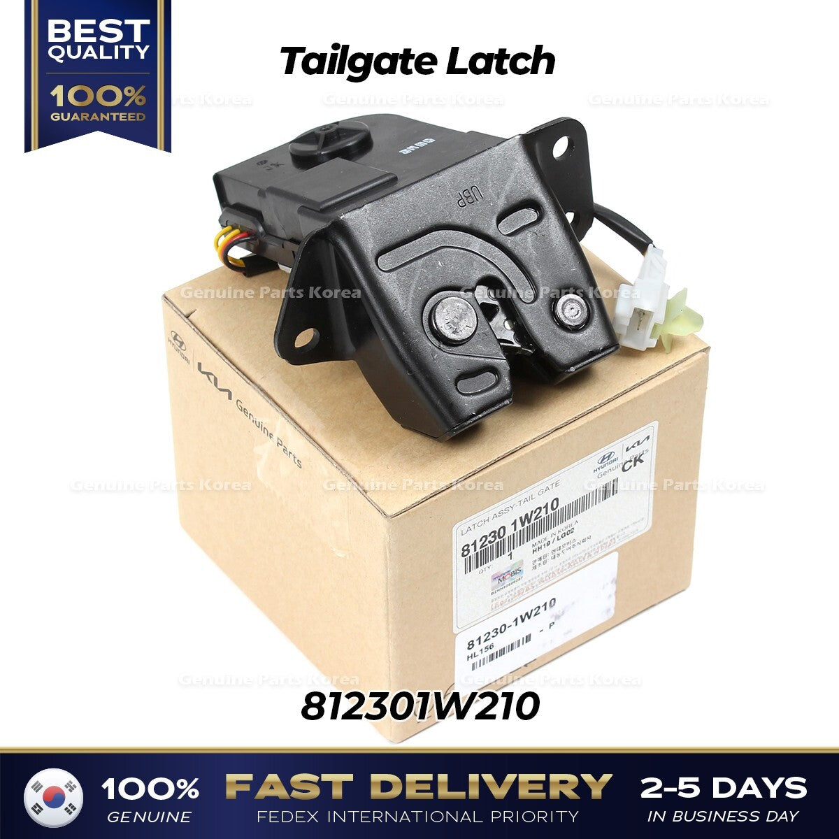 Genuine Tailgate Latch 812301W210 for Kia Rio