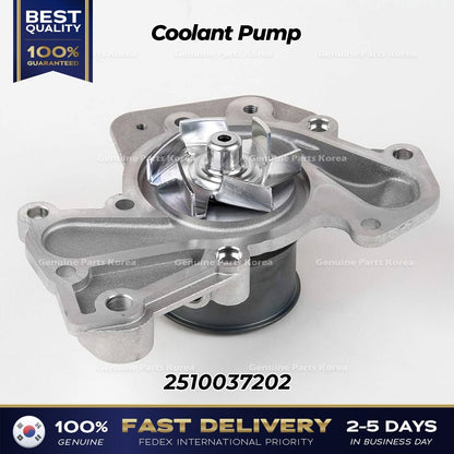 Genuine Coolant Pump 2510037202 for Hyundai Santa Fe Sonata Kia Optima