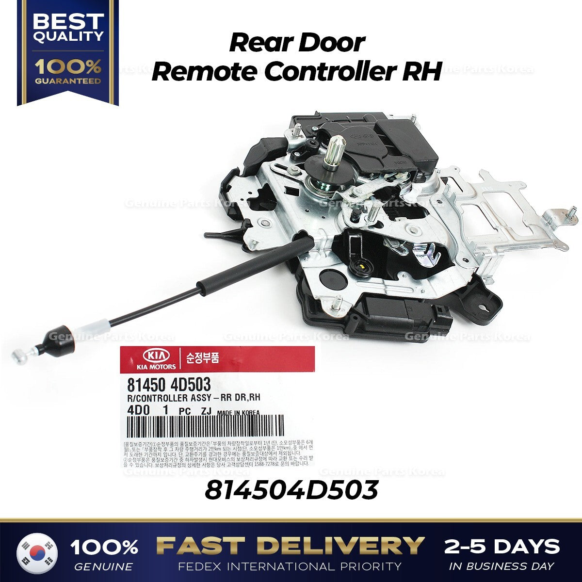 Genuine Rear Door Remote Controller RH 814504D503 for Kia Sedona