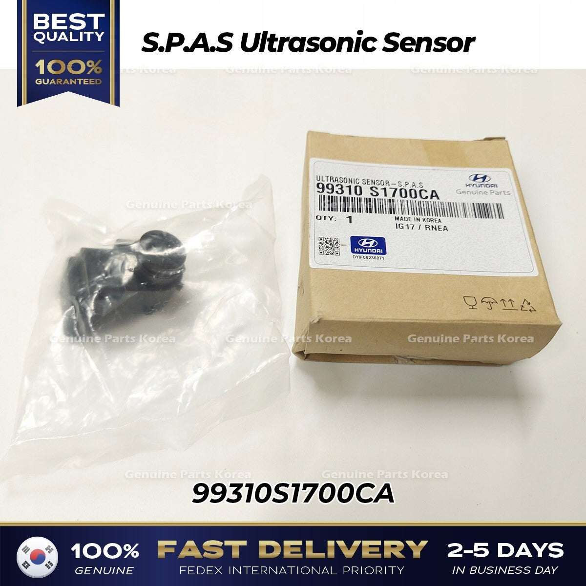 Genuine S.P.A.S Ultrasonic Sensor 99310S1700CA for Hyundai Santa Fe Tucson