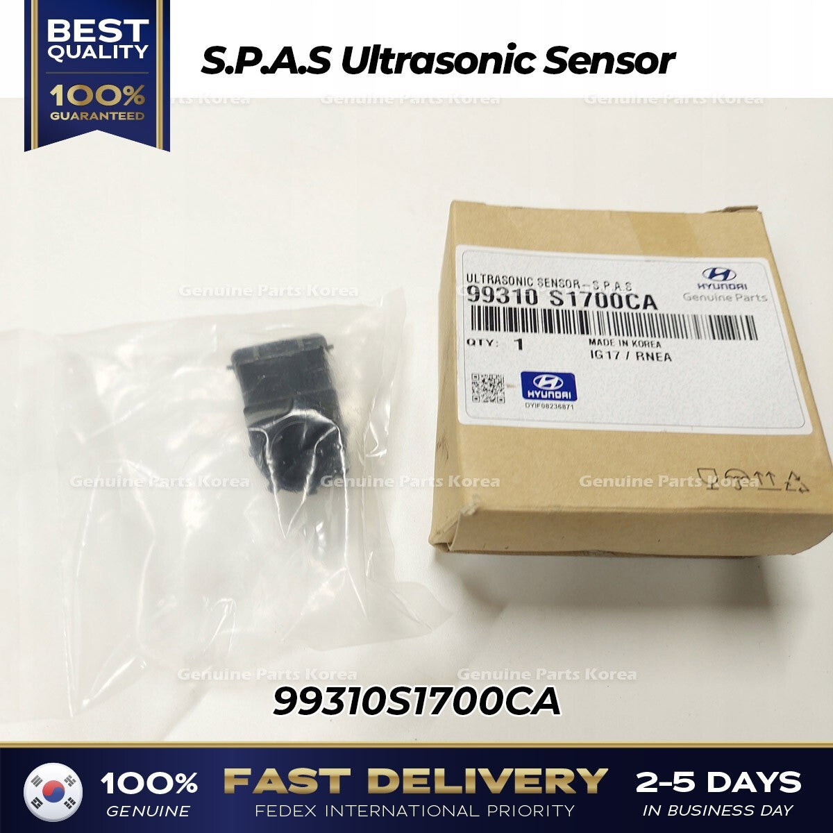 Genuine S.P.A.S Ultrasonic Sensor 99310S1700CA for Hyundai Santa Fe Tucson