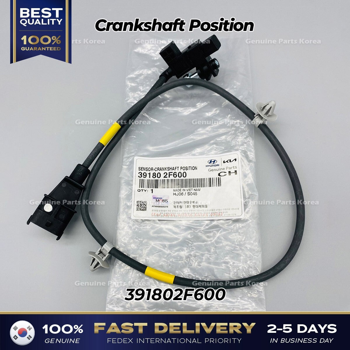 Genuine Crankshaft Position 391802F600 for Hyundai Tuscon Kia Sportage