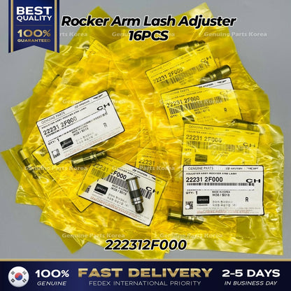 Genuine Rocker Arm Lash Adjuster 16PCS 222312F000 for Hyundai Kia