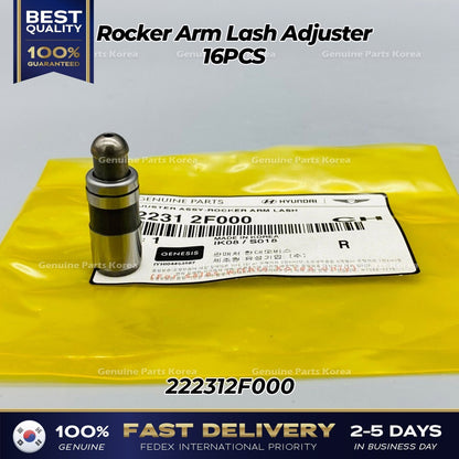 Genuine Rocker Arm Lash Adjuster 16PCS 222312F000 for Hyundai Kia