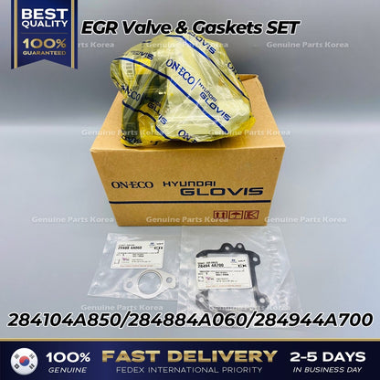 Genuine EGR Valve & Gaskets SET 284104A850 for Hyundai H100 Kia K2500