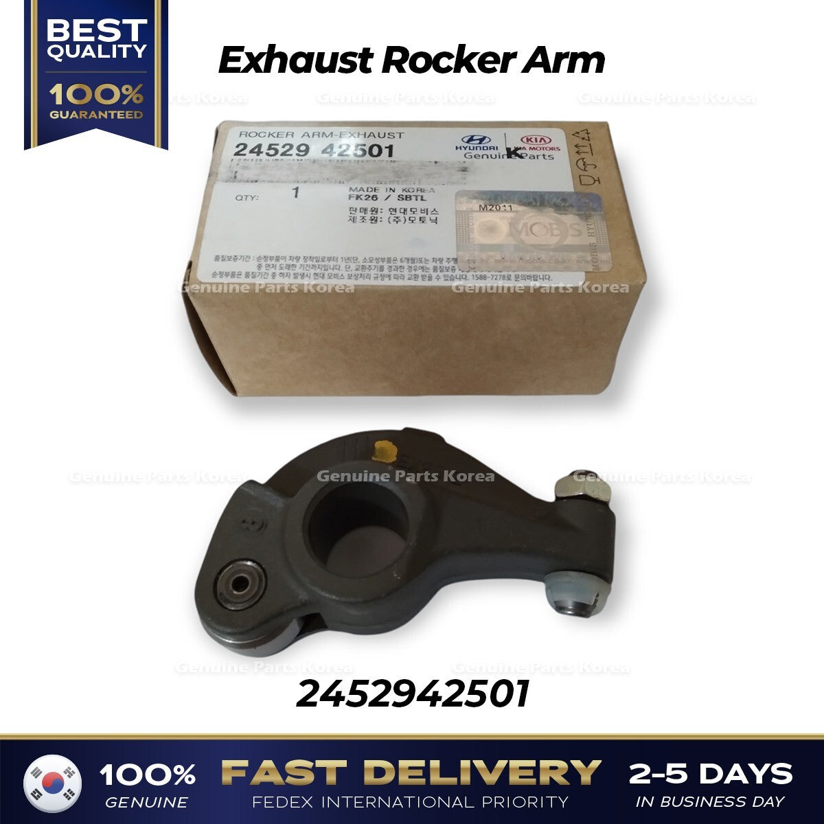 Genuine Exhaust Rocker Arm 2452942501 for Hyundai H1 H100 Porter II