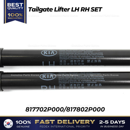 Genuine Tailgate Lifter LH RH SET 817702P000 817802P000 for Kia Sorento
