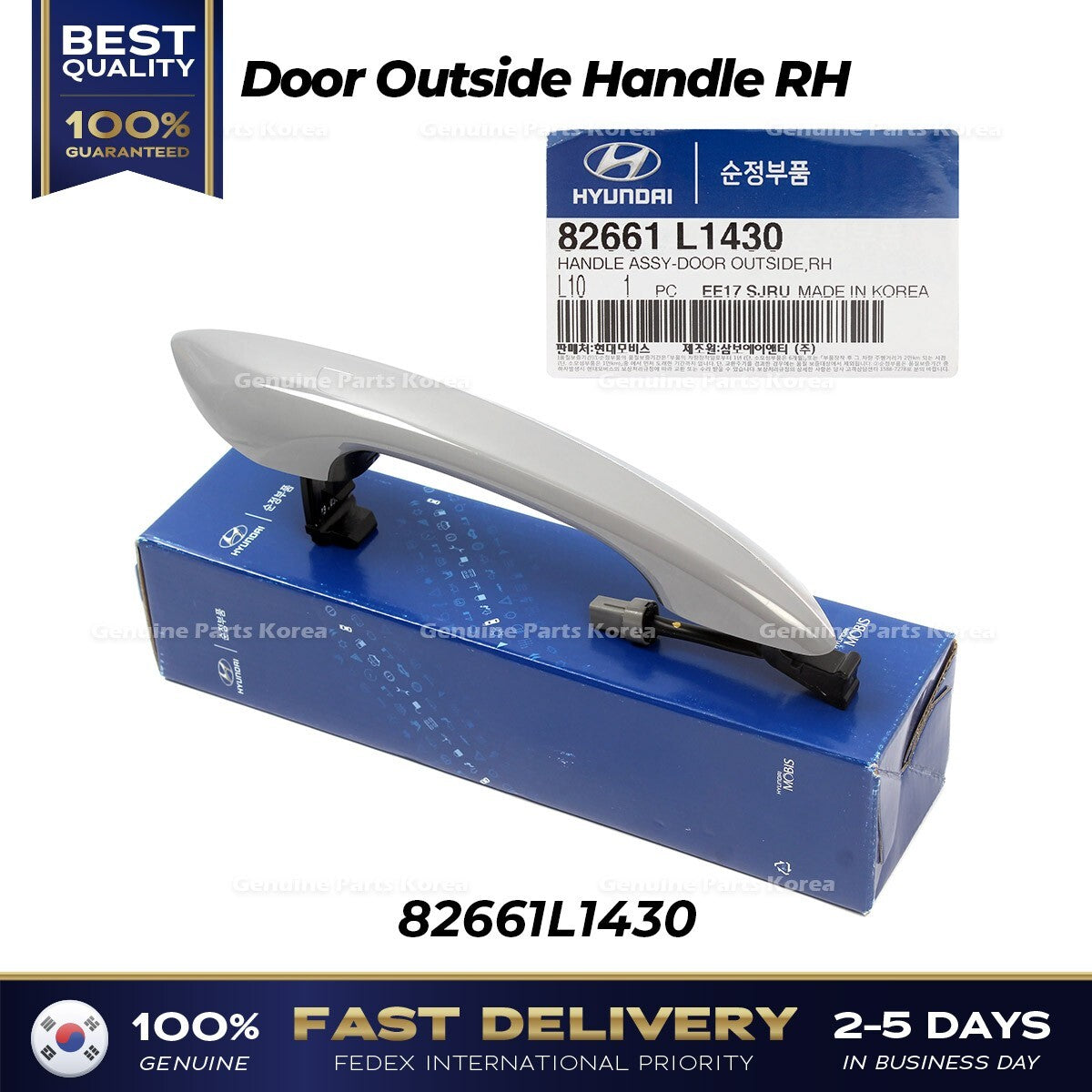 Genuine Door Outside Handle RH 82661L1430 for Hyundai Sonata