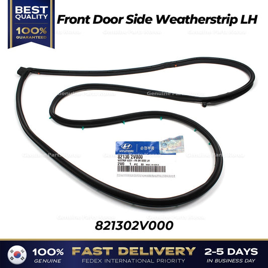 Genuine Front Door Side Weatherstrip LH 821302V000 for Hyundai Veloster