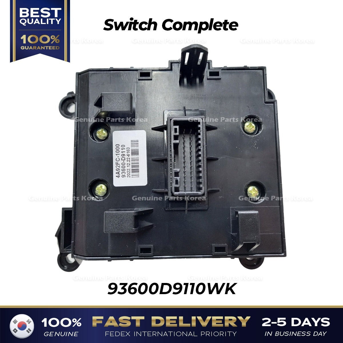 Genuine Switch Complete 93600D9110WK for Kia Sportage