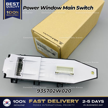 Genuine Power Window Main Switch 935702W020 for Hyundai Santa Fe