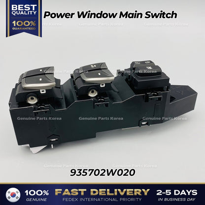 Genuine Power Window Main Switch 935702W020 for Hyundai Santa Fe