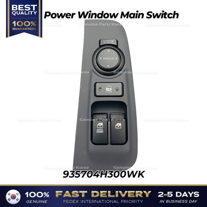 Genuine Power Window Main Switch 935704H300WK for Hyundai H1