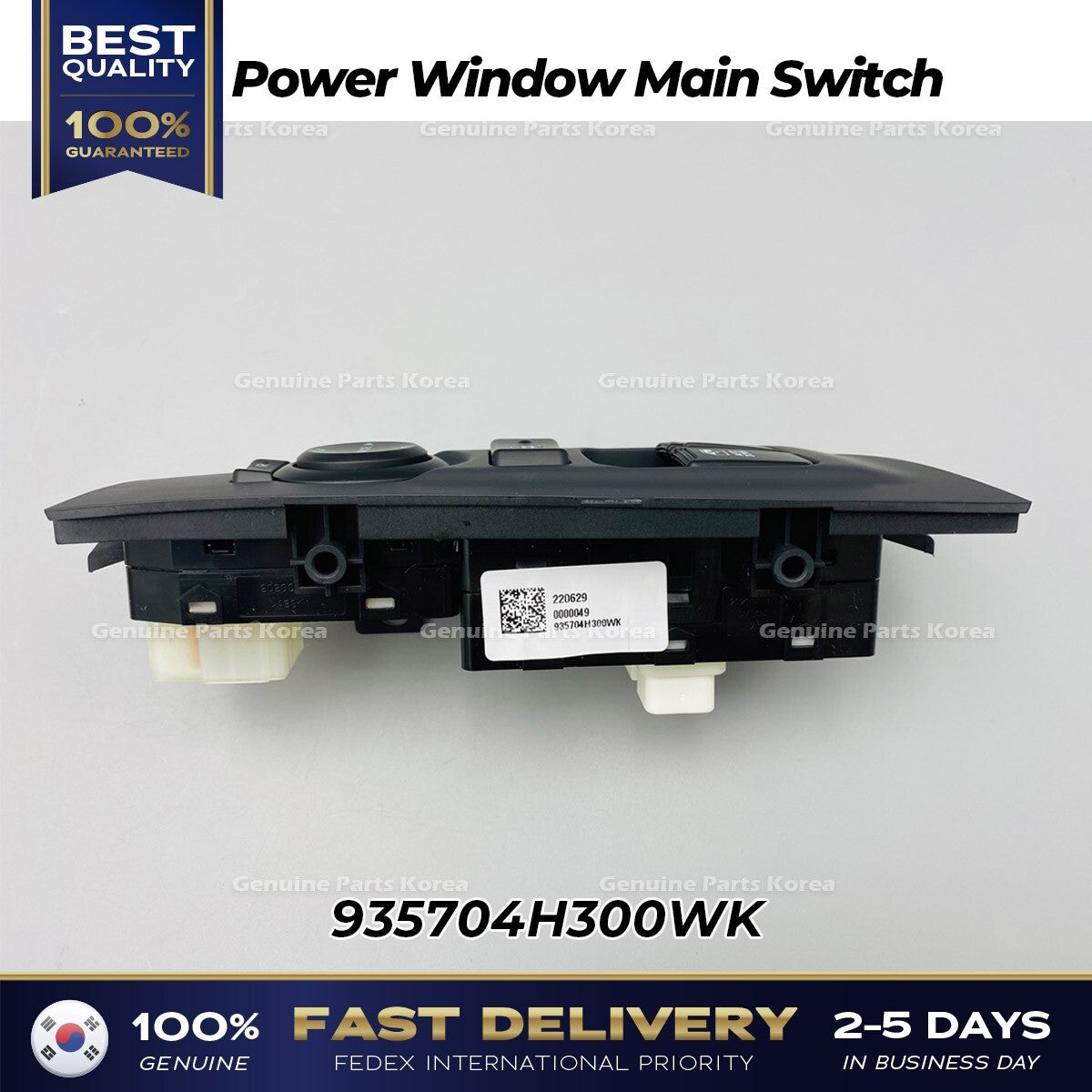 Genuine Power Window Main Switch 935704H300WK for Hyundai H1