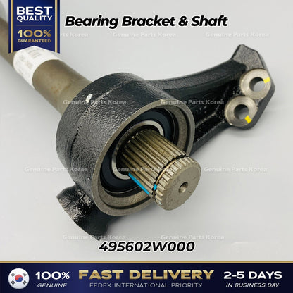 Genuine Bearing Bracket & Shaft 495602W000 for Hyundai Santa Fe Kia Sorento