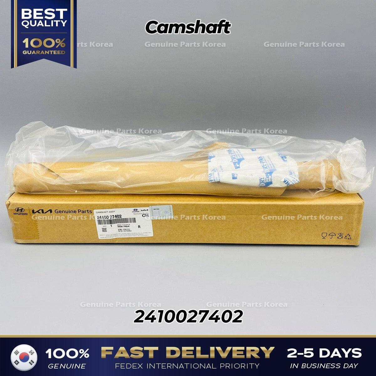 Genuine Camshaft 2410027402 for Hyundai Santa Fe Kia Carens