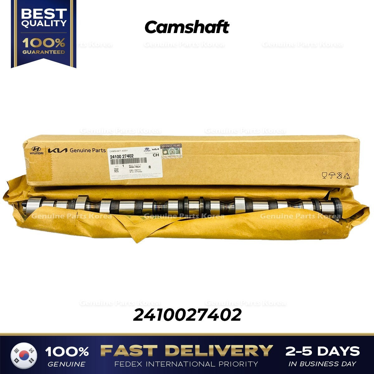Genuine Camshaft 2410027402 for Hyundai Santa Fe Kia Carens