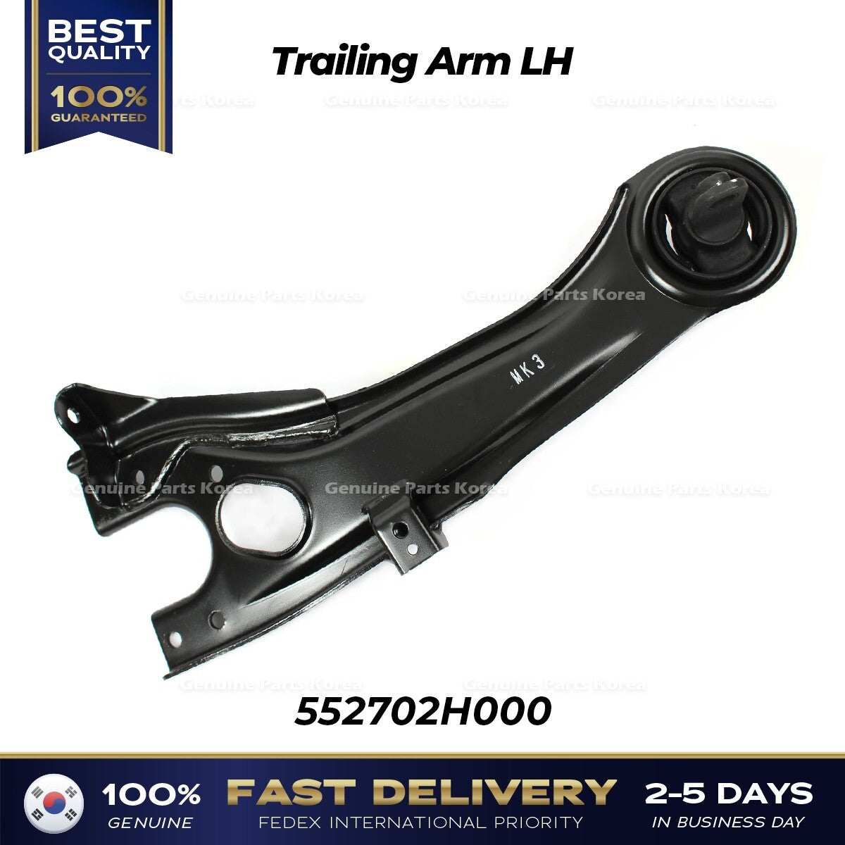 Genuine Trailing Arm LH 552702H000 for Hyundai Elantra