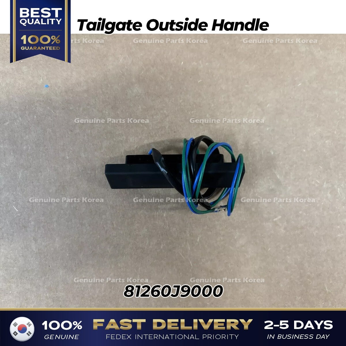 Genuine Tailgate Outside Handle 81260J9000 for Hyundai Kona