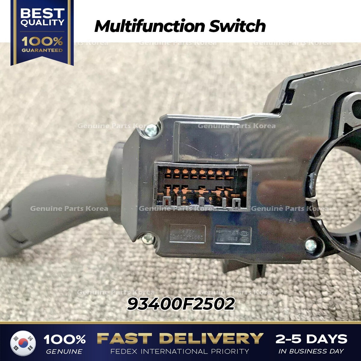 Genuine Multifunction Switch 93400F2502 for Hyundai Elantra