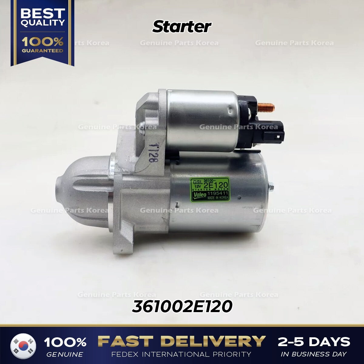 Genuine Starter 361002E120 for Hyundai Elantra Tucson Kia Forte