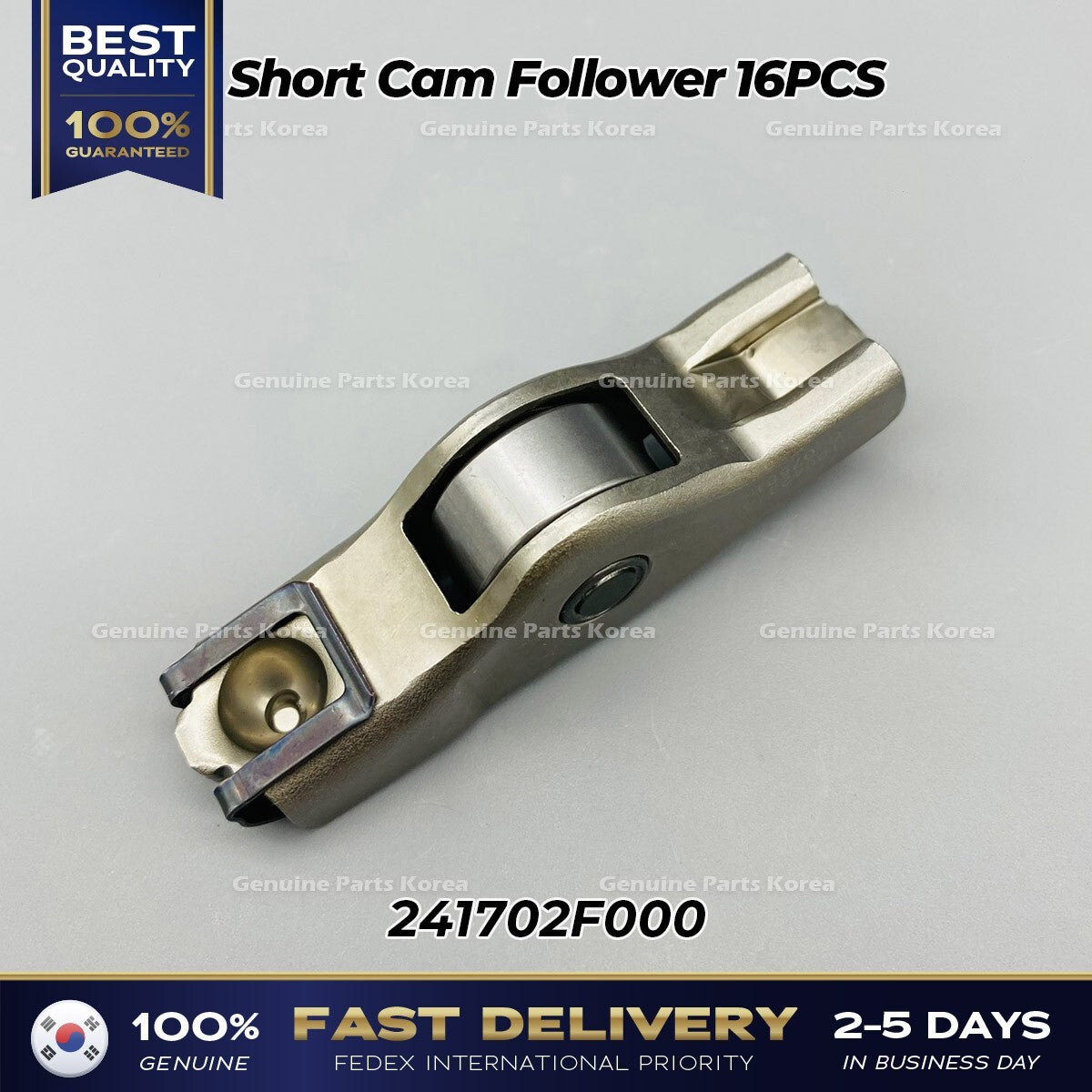 Genuine Short Cam Follower 16PCS 241702F000 for Hyundai Kia