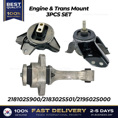 Genuine Engine & Trans Mount 3PCS SET for Hyundai Tuscon