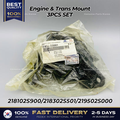 Genuine Engine & Trans Mount 3PCS SET for Hyundai Tuscon