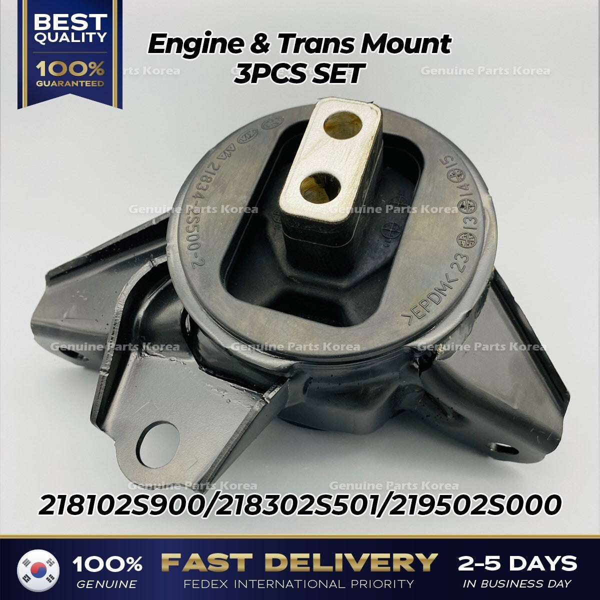 Genuine Engine & Trans Mount 3PCS SET for Hyundai Tuscon