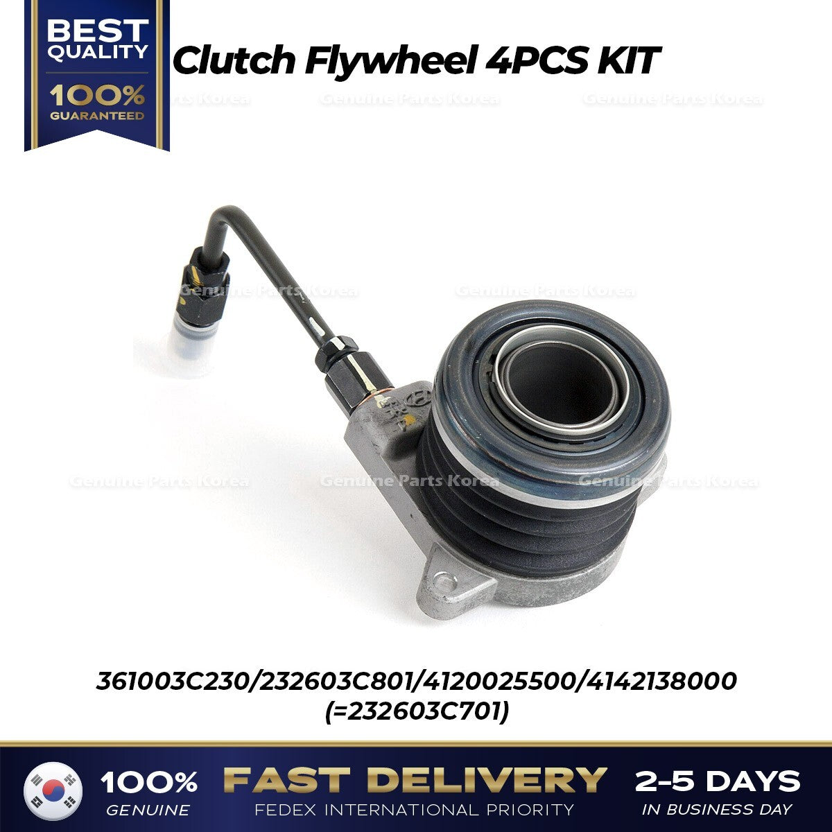Genuine Clutch Flywheel 4PCS KIT 232603C801 for Hyundai Genesis Coupe