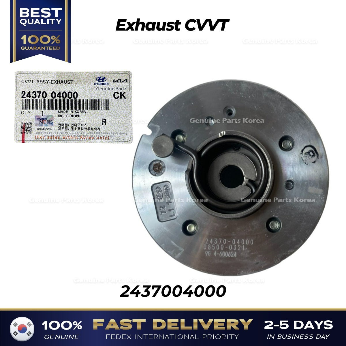 Genuine Exhaust CVVT 2437004000 for Hyundai Elantra Ioniq Kia Niro