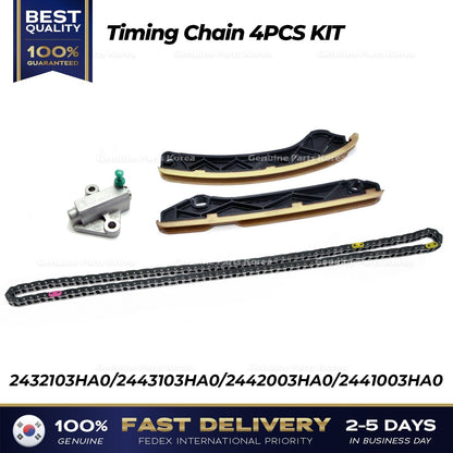Genuine Timing Chain 4PCS KIT 2432103HA0 for Hyundai Elantra Ioniq Kia Niro