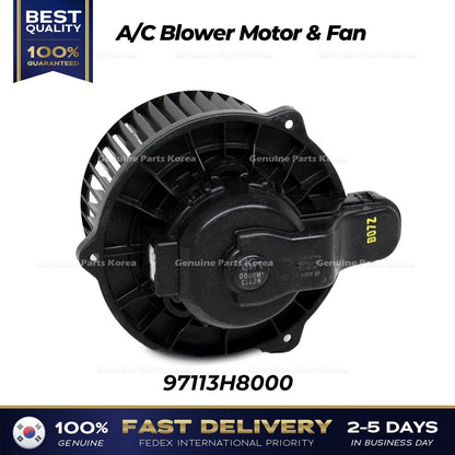 Genuine A/C Blower Motor & Fan 97113H8000 for Hyundai Kona Venue