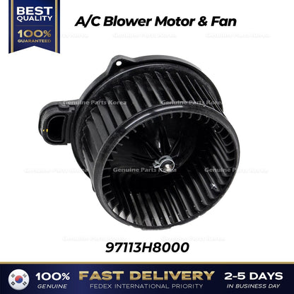 Genuine A/C Blower Motor & Fan 97113H8000 for Hyundai Kona Venue