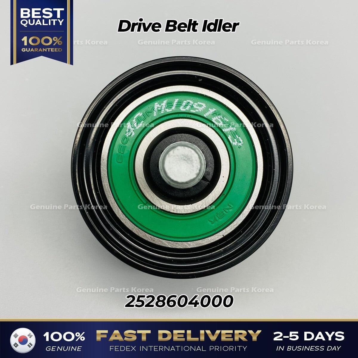 Genuine Drive Belt Idler 2528604000 for Hyundai Accent Kia Picanto