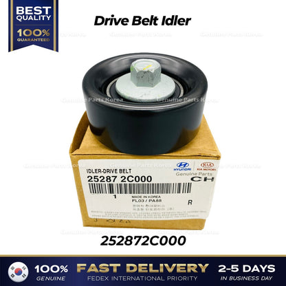 Genuine Drive Belt Idler 252872C000 for Hyundai Genesis Coupe