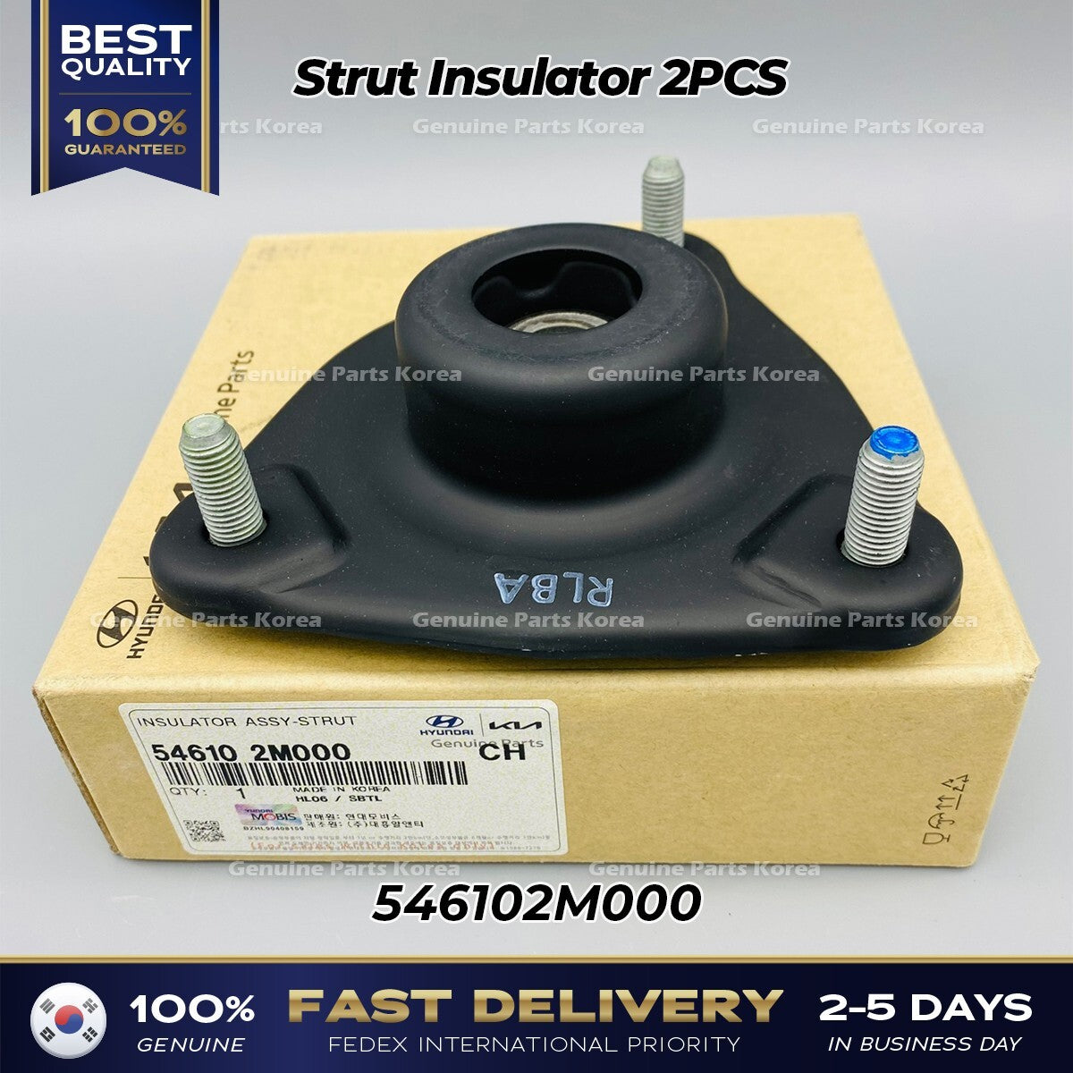 Genuine Strut Insulator 2PCS 546102M000 for Hyundai Genesis Coupe