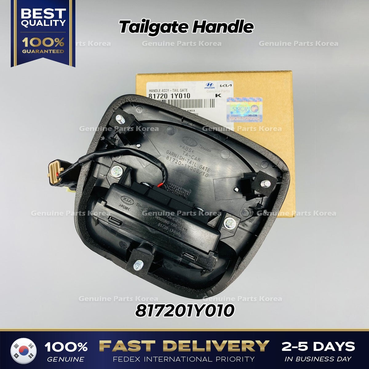 Genuine Tailgate Handle 817201Y010 for Kia Picanto
