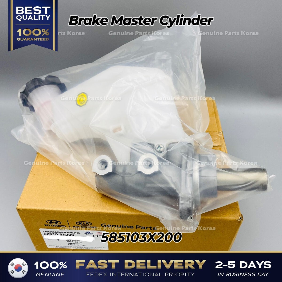Genuine Brake Master Cylinder 585103X200 for Hyundai Elantra