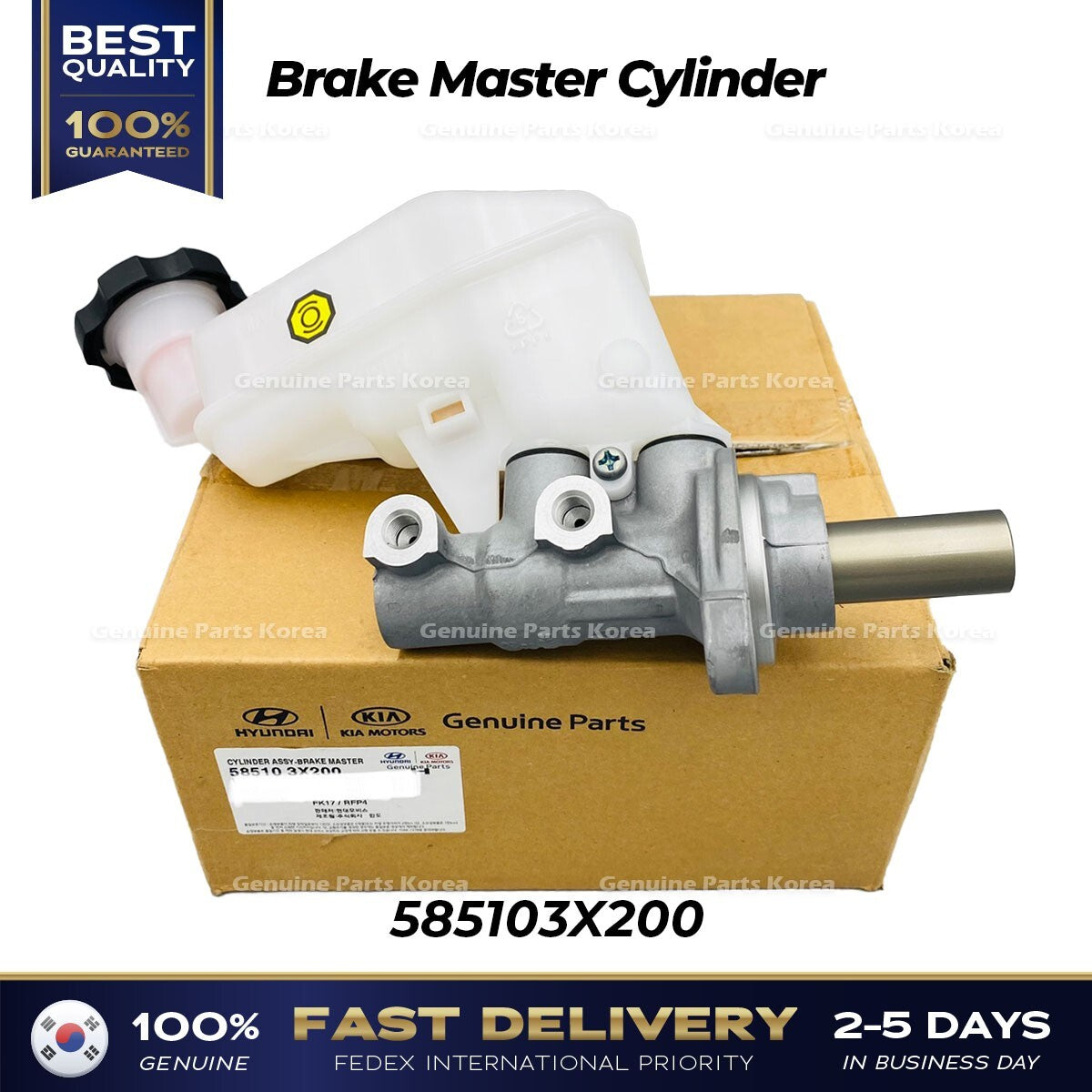 Genuine Brake Master Cylinder 585103X200 for Hyundai Elantra