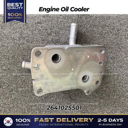 Genuine Engine Oil Cooler 264102S501 for Hyundai Santa Fe Kia Sorento