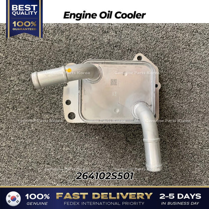 Genuine Engine Oil Cooler 264102S501 for Hyundai Santa Fe Kia Sorento