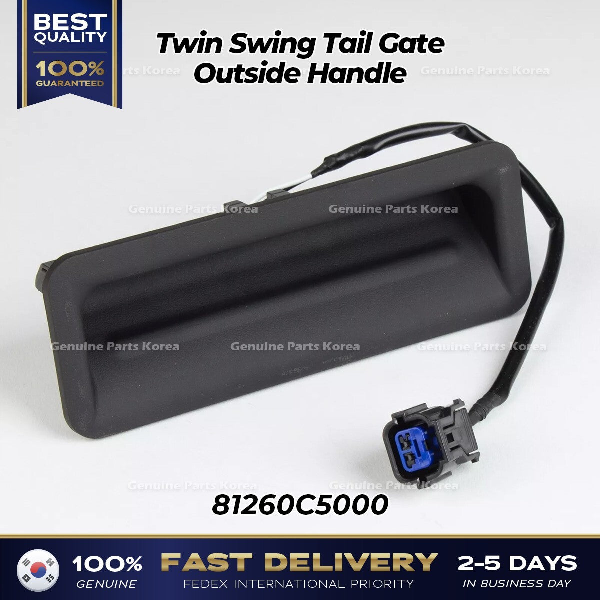 Genuine Twin Swing Tail Gate Outside Handle 81260C5000 for Kia Sorento