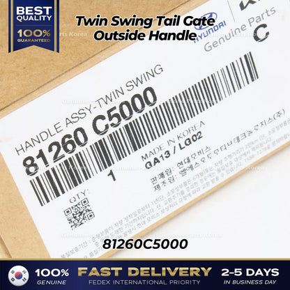 Genuine Twin Swing Tail Gate Outside Handle 81260C5000 for Kia Sorento