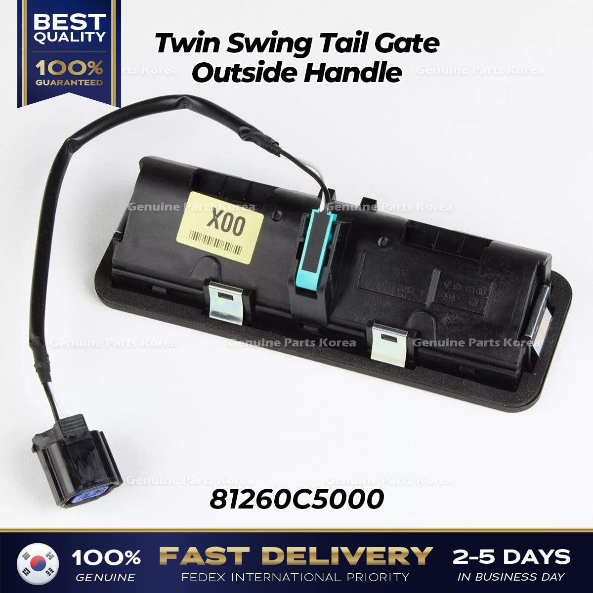Genuine Twin Swing Tail Gate Outside Handle 81260C5000 for Kia Sorento